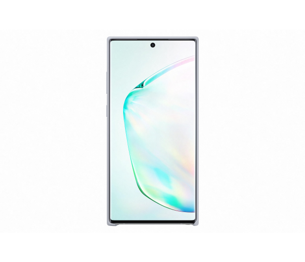 Samsung Silicone Cover do Galaxy Note 10+ srebrny - 508409 - zdjęcie 2